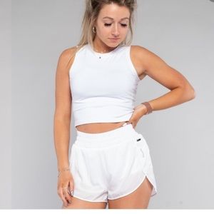 White paragon high rise short